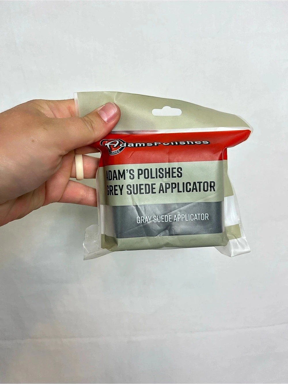 Adam's Polishes Gray Suede Applicator Gray Microfiber Suede Applicator NWT